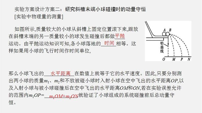 人教版高中物理选择性必修第一册课件1.4《实验：验证动量守恒定律》08