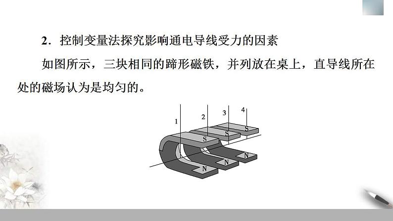 人教版高中物理必修第三册课件13.2《磁感应强度　磁通量》05