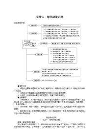 2022届高三统考物理人教版一轮复习学案：实验五 探究动能定理