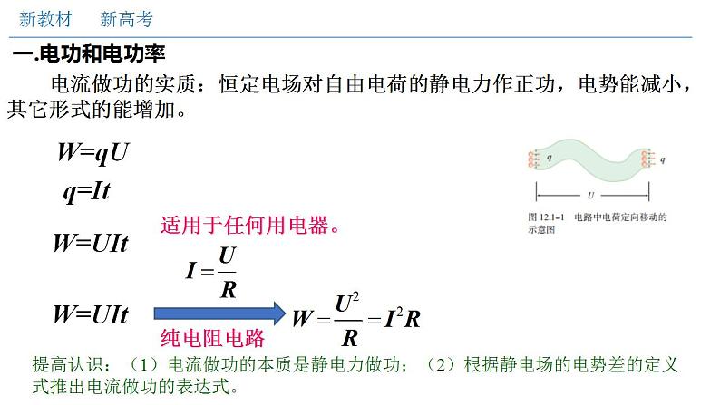 人教版高中物理必修第三册：12.1 电路中的能量转化（课件）04