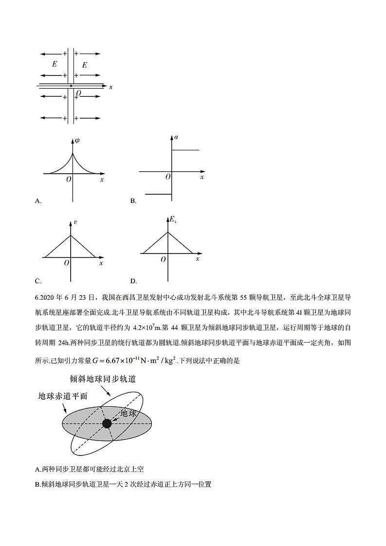 2021届湖南师范大学附属中学高三月考（六）物理试题 PDF版03