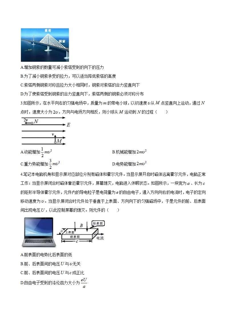【天津卷】2019年普通高等学校招生全国统一考试理综试题（Word版，含答案）第2页