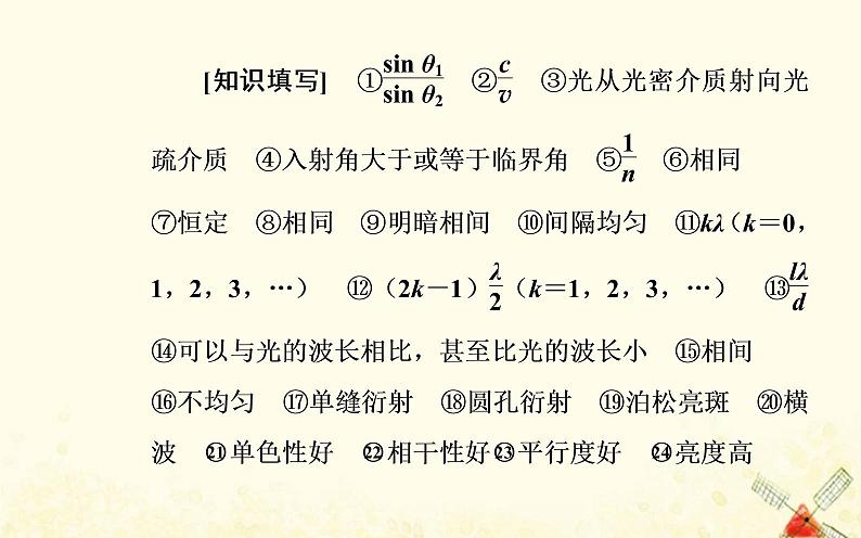 2021年新教材高中物理第四章光及其应用章末复习提升课件粤教版选择性必修第一册第3页