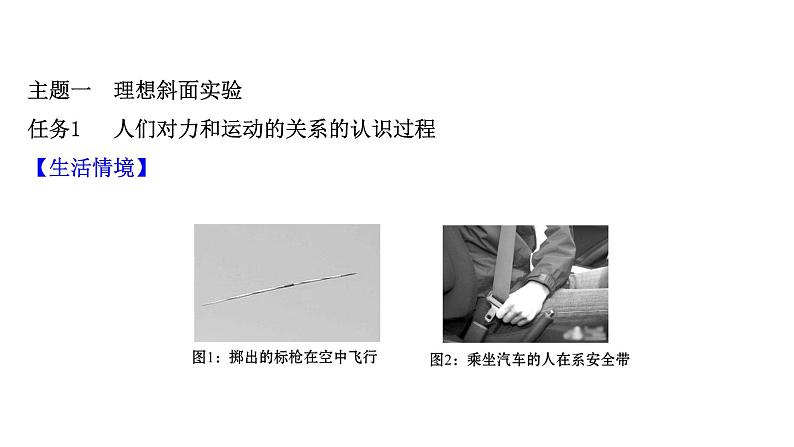 2021-2022学年高中物理新人教版必修第一册 4.1 牛顿第一定律 课件（59张）第8页