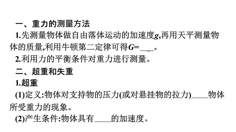 2021-2022学年高中物理新人教版必修第一册 第四章　6.超重和失重 课件（47张）06