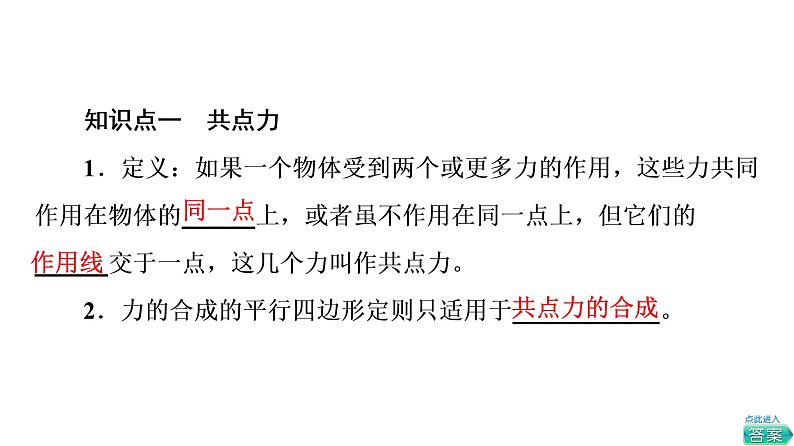 2021-2022学年高中物理新人教版必修第一册 第3章 5．共点力的平衡 课件（68张）第5页