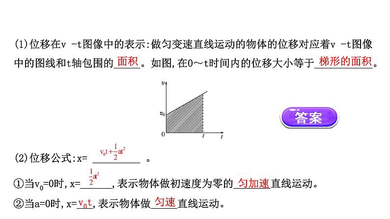 2021-2022学年高中物理新人教版必修第一册 2.3 匀变速直线运动的位移与时间的关系 课件（46张）05