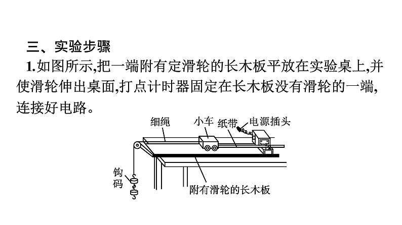 2021-2022学年高中物理新人教版必修第一册 第二章　1.实验：探究小车速度随时间变化的规律 课件（35张）第8页