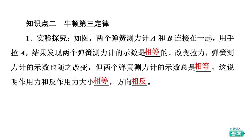 2021-2022学年高中物理新人教版必修第一册 第3章 3．牛顿第三定律 课件（63张）08