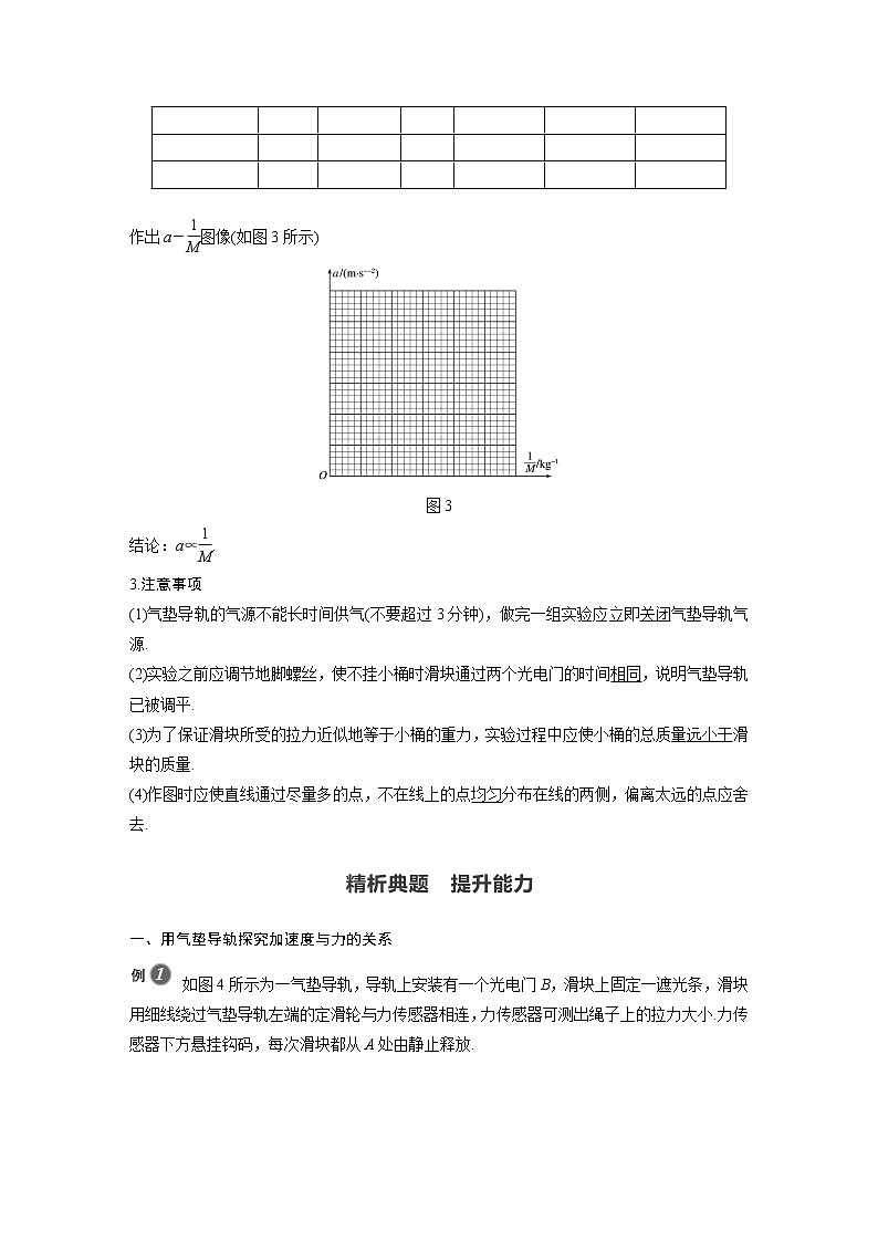 粤教版同步学案第四章 第二节 加速度与力、质量之间的关系【解析版】03