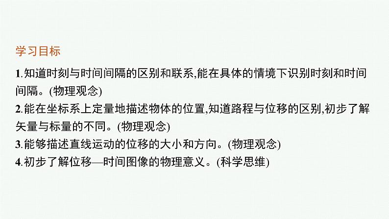 2021-2022学年高中物理新人教版必修第一册 第一章 2 时间　位移 课件（48张）第3页