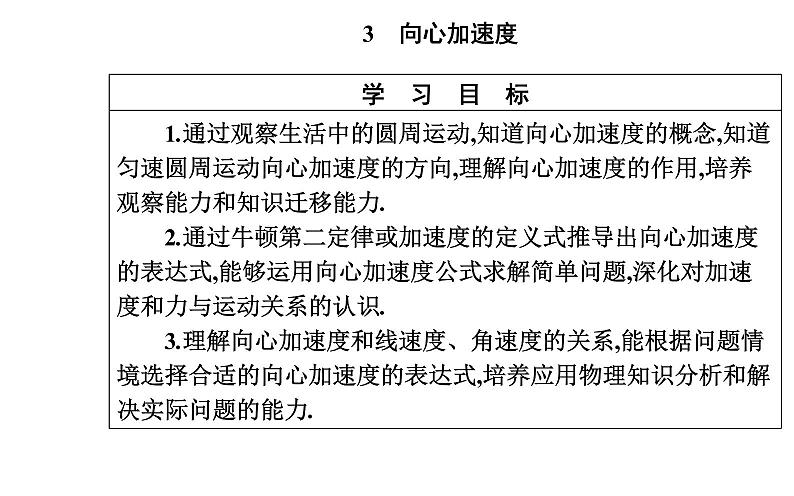 2020-2021高中物理新人教版必修第二册 6.3 向心加速度 课件（22张）02