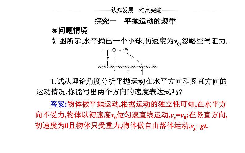 2020-2021学年高中物理新人教版 必修第二册 5.4 抛体运动的规律 课件（36张）第8页