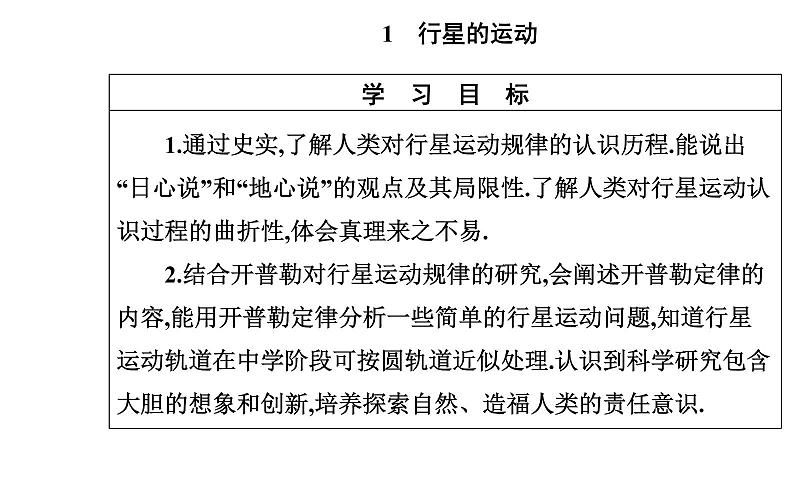 2020-2021学年高中物理新人教版 必修第二册 7.1 行星的运动 课件（26张）第2页