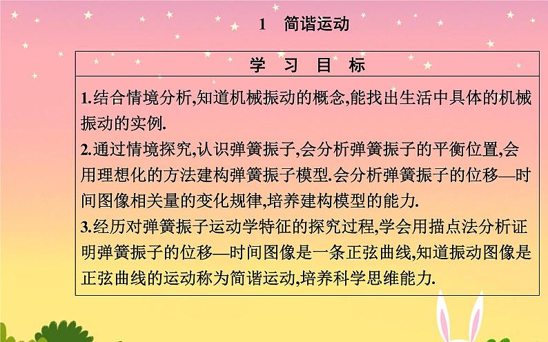 2021-2022学年高中物理新人教版选择性必修第一册 2.1 简谐运动 课件（41张）第2页