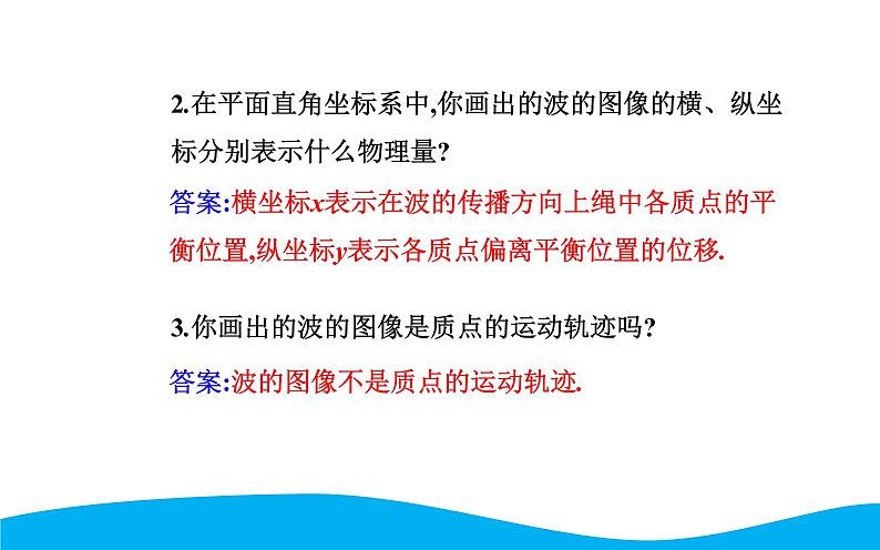 2021-2022学年高中物理新人教版选择性必修第一册 3.2 波的描述 课件（54张）04