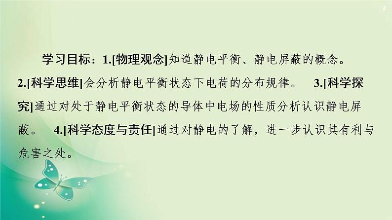 2020-2021学年高中物理新人教版必修第三册  第9章 4.静电的防止与利用 课件（63张）第2页