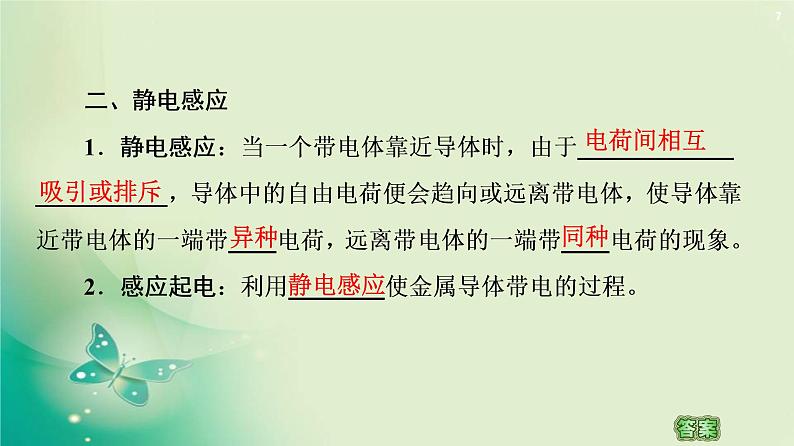 2020-2021学年高中物理新人教版必修第三册  第9章 1.电荷 课件（50张）第7页