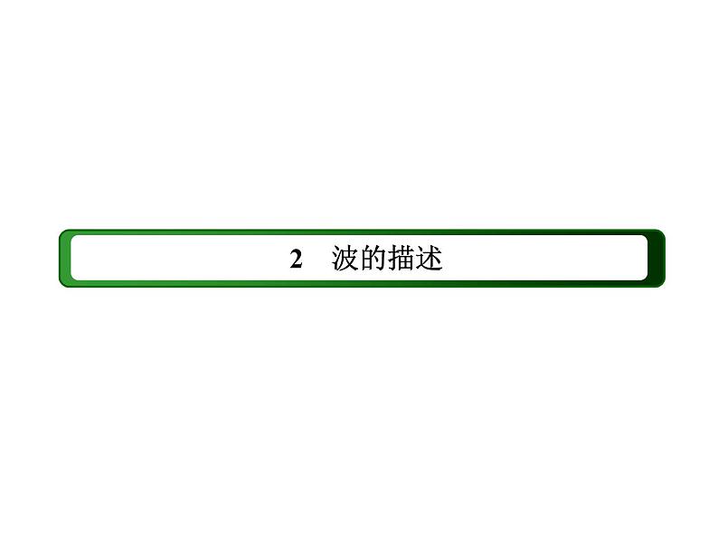 2020-2021学年高中物理新人教版选择性必修第一册 3-2 波的描述 课件（78张）第2页