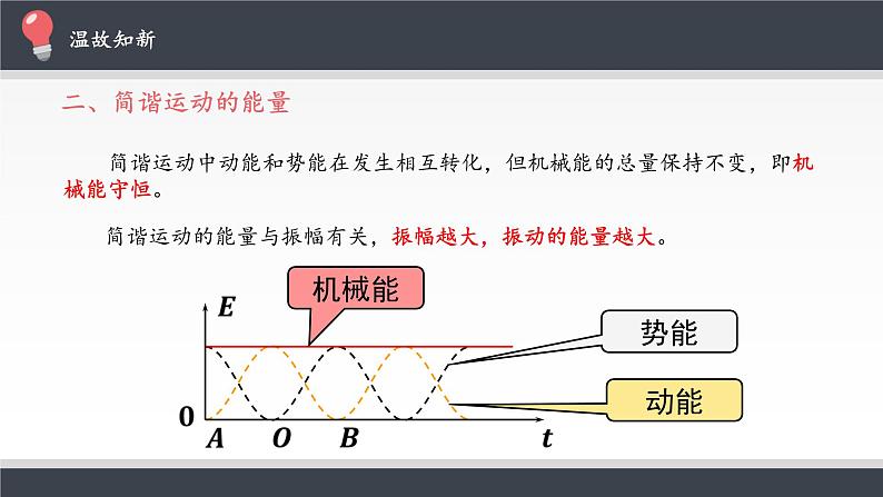 2021年高中物理新人教版选择性必修第一册 2.3 简谐运动的回复力和能量 课件（18张）07