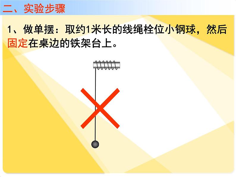 2021年高中物理新人教版选择性必修第一册 2.5 实验：用单摆测量重力加速度 课件（30张）第3页