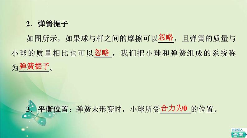 2021年高中物理新人教版选择性必修第一册 第2章 1．简谐运动 课件（64张）第5页