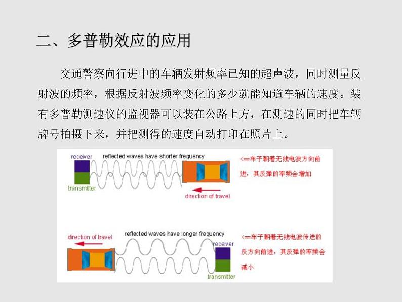 2020-2021学年高中物理新人教版选择性必修第一册 3.5多普勒效应 课件（18张）08