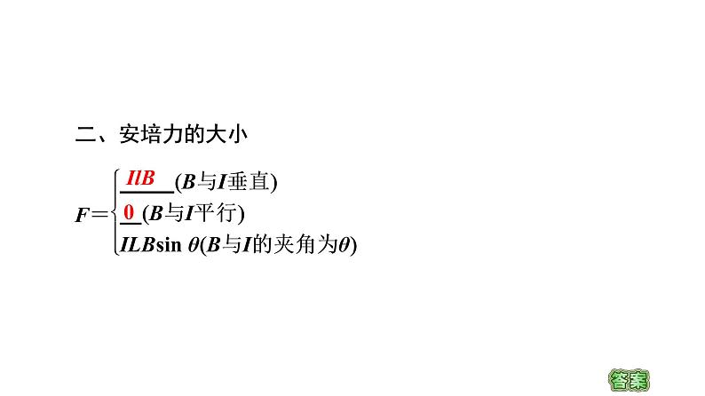 2020-2021学年高中物理新人教版选择性必修第二册 1.1 磁场对通电导线的作用力 课件（46张）05