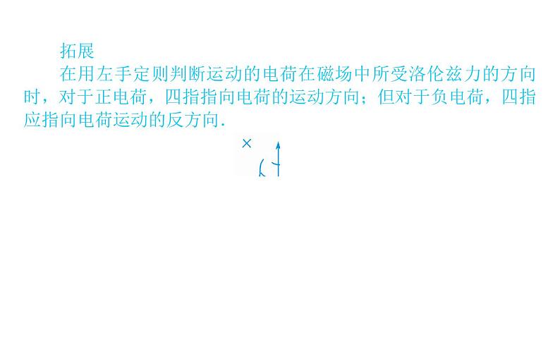 2020-2021学年高中物理新人教版选择性必修第二册 1.2磁场对运动电荷的作用力 课件（44张）06