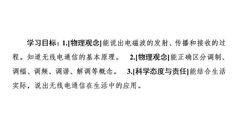 2020-2021学年高中物理新人教版选择性必修第二册 4.3 无线电波的发射和接收 教学课件（35张）02