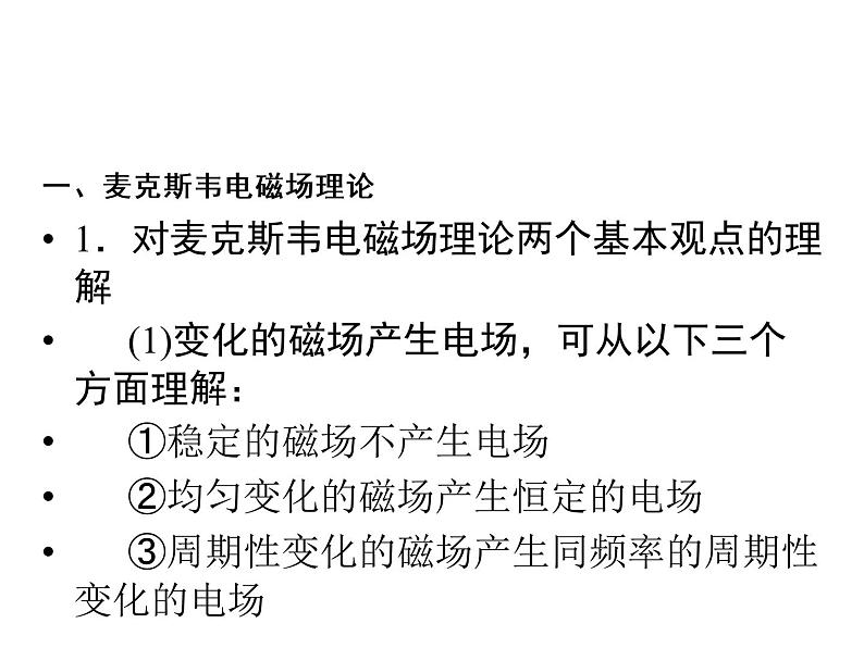 2020-2021学年高中物理新人教版选择性必修第二册 4.2电磁场与电磁波 课件（15张）04