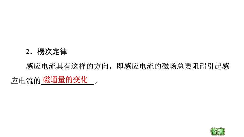 2020-2021学年高中物理新人教版选择性必修第二册 2.1 楞次定律 教学课件（54张）第8页