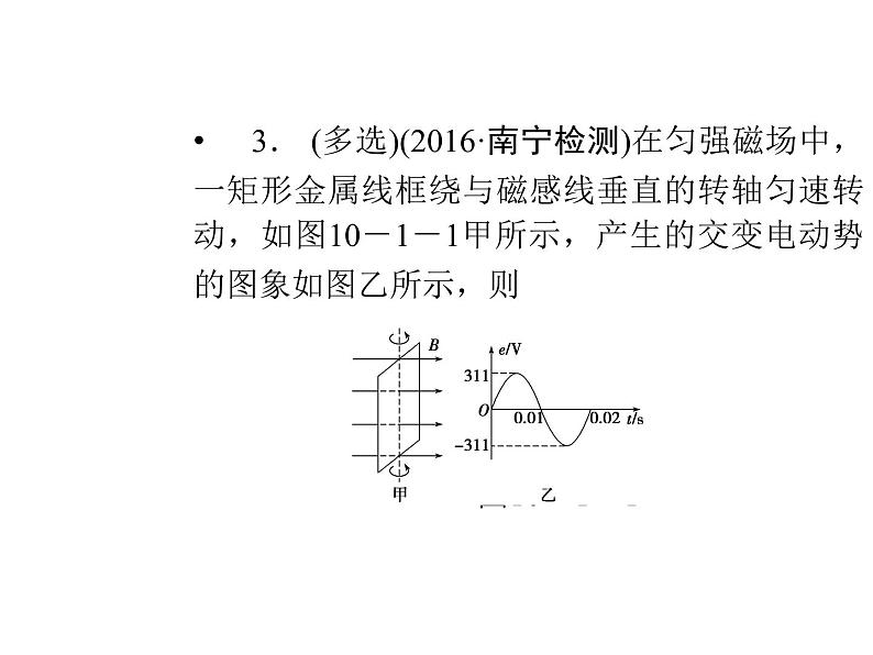 2020-2021学年高中物理新人教版选择性必修第二册 3.1交变电流 课件（30张）第6页