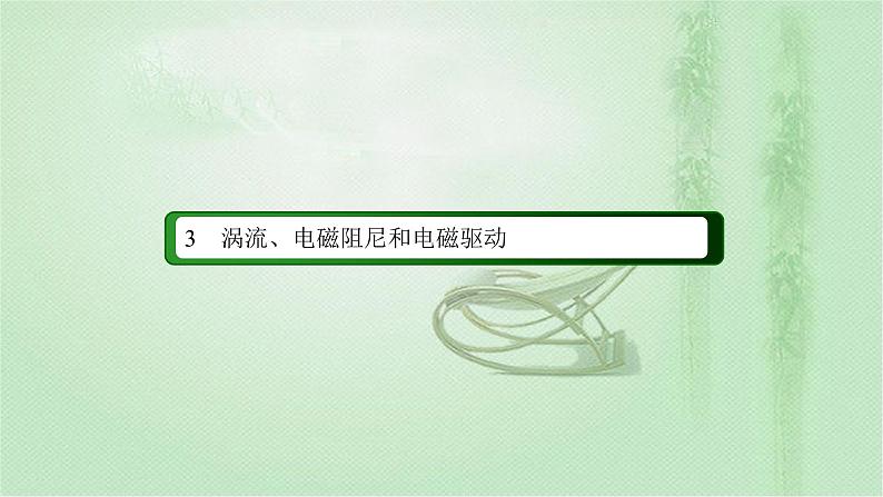 2020-2021学年高中物理新人教版选择性必修第二册 第2章 3 涡流、电磁阻尼和电磁驱动 课件（44张）第2页