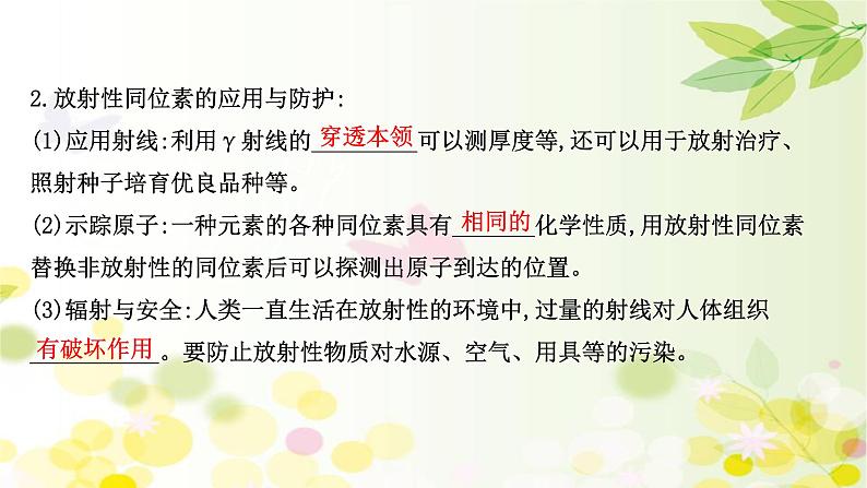 2020-2021学年高中物理新人教版选择性必修第三册 5.2  放射性元素的衰变 课件（91张）08