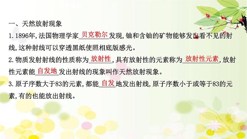 2020-2021学年高中物理新人教版选择性必修第三册 5.1  原子核的组成 课件（88张）03