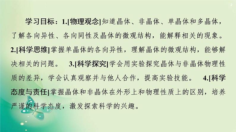 2020-2021学年高中物理新人教版 选择性必修第三册 第2章 4.固体 课件（57张）02