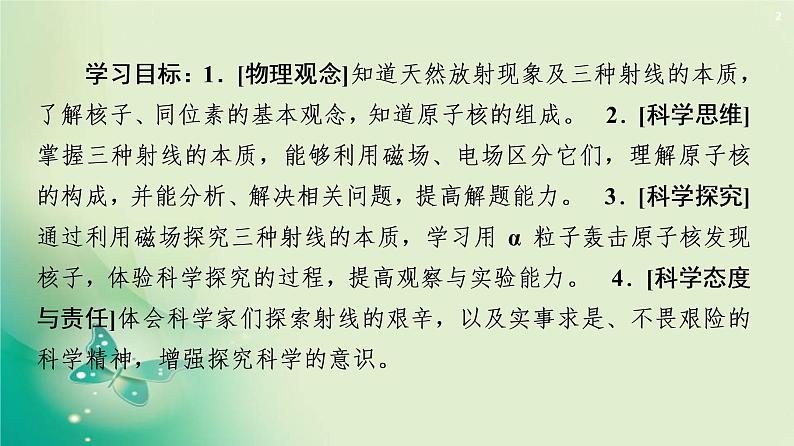 2020-2021学年高中物理新人教版选择性必修第三册 第5章 1.原子核的组成 课件（60张）第2页