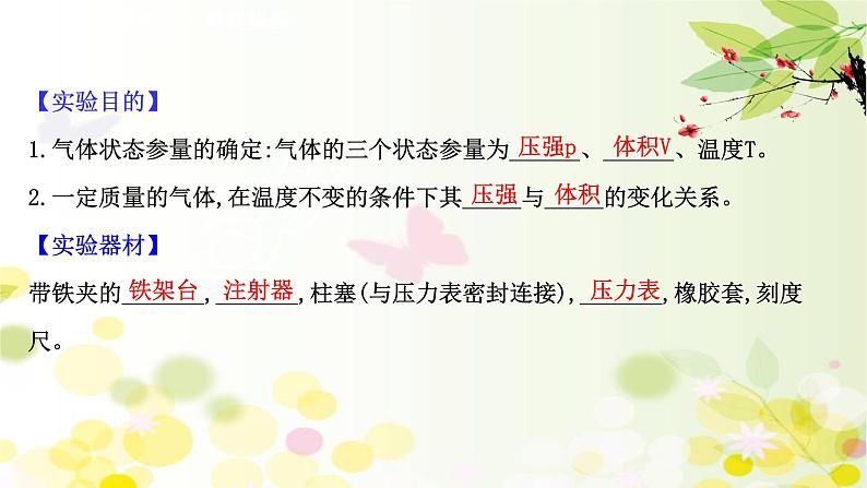 2020-2021学年高中物理新人教版 选择性必修第三册 2.2.2  实验  探究气体等温变化的规律 课件（45张）第3页