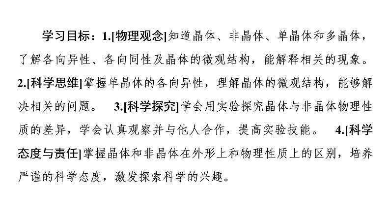 2020-2021学年高中物理新人教版 选择性必修第三册 2.4固体 课件（53张）第2页