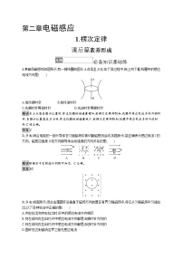 高中物理人教版 (2019)选择性必修 第二册1 楞次定律课时作业