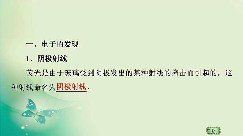 2020-2021学年高中物理新人教版 选择性必修第三册 第4章 3.原子的核式结构模型 课件（73张）第5页