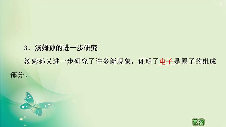 2020-2021学年高中物理新人教版 选择性必修第三册 第4章 3.原子的核式结构模型 课件（73张）第7页