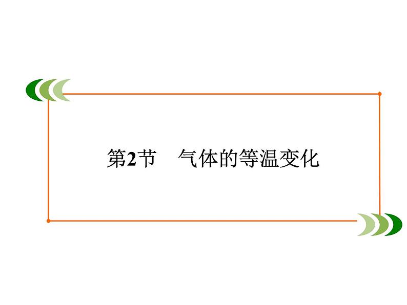 2019-2020学年高中物理新人教版 选择性必修第三册 第二章第2节  气体的等温变化   课件（28张）第1页