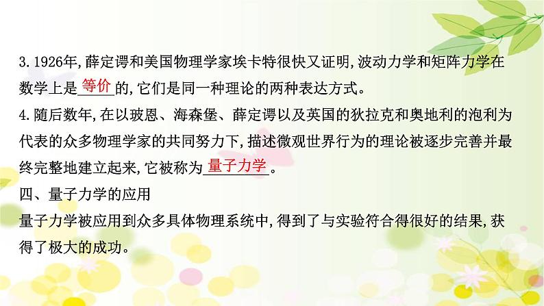 2020-2021学年高中物理新人教版 选择性必修第三册 4.5 粒子的波动性和量子力学的建立 课件（46张）第7页