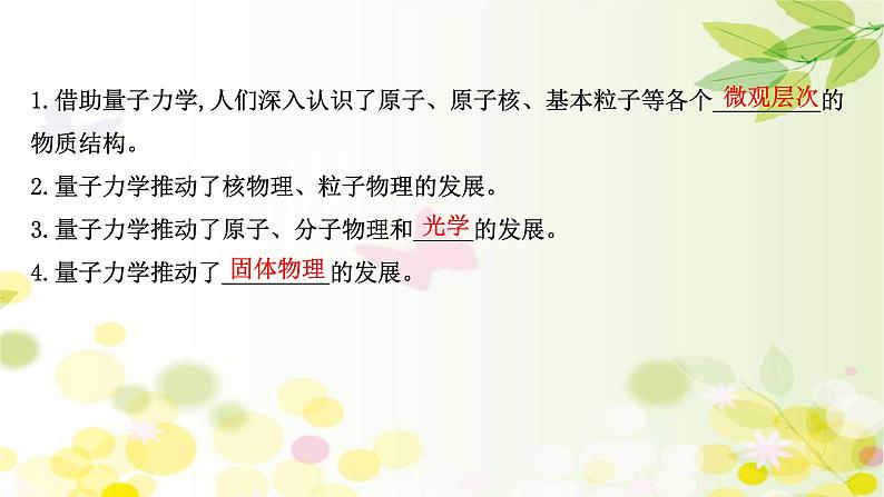 2020-2021学年高中物理新人教版 选择性必修第三册 4.5 粒子的波动性和量子力学的建立 课件（46张）第8页