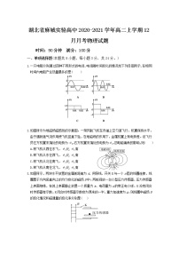 2020-2021学年湖北省麻城实验高中高二上学期12月月考物理试题 Word版