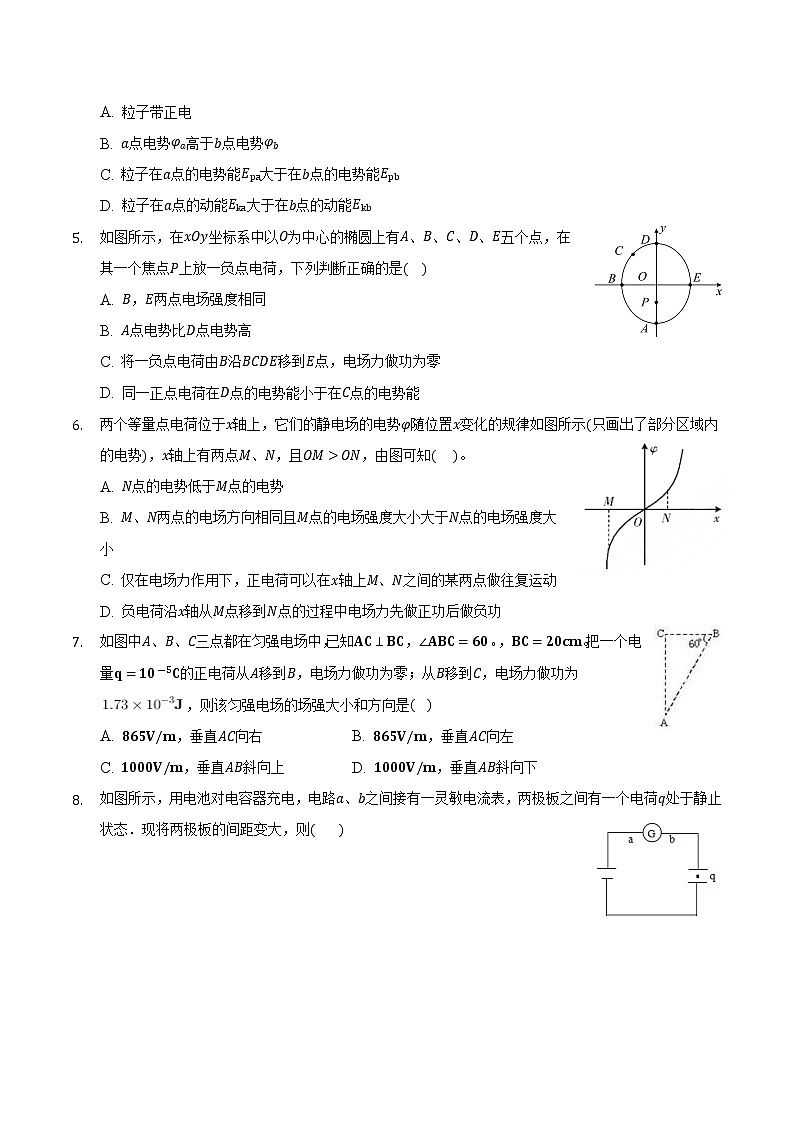 安徽省滁州市定远县民族中学2021-2022学年高二上学期第一次月考物理【试卷+答案】02