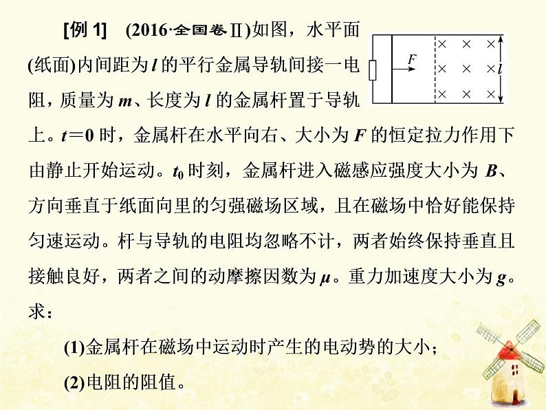 高考物理一轮复习第十章电磁感应第5课时电磁感应中的动力学问题课件新人教版第3页