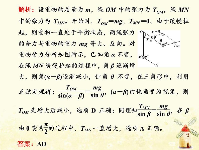 高考物理一轮复习第二章相互作用第5课时共点力的动态平衡课件新人教版07